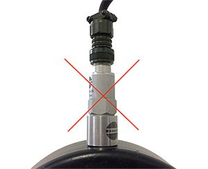 wrong sensor placing